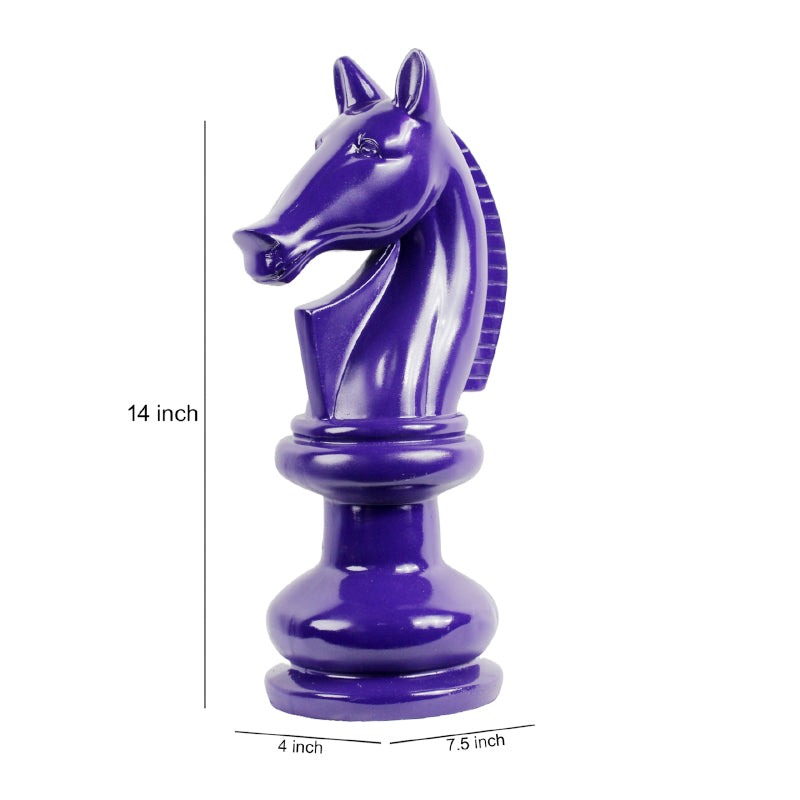 Buy Glad Gallop Showpiece - Violet Showpieces from Vaaree