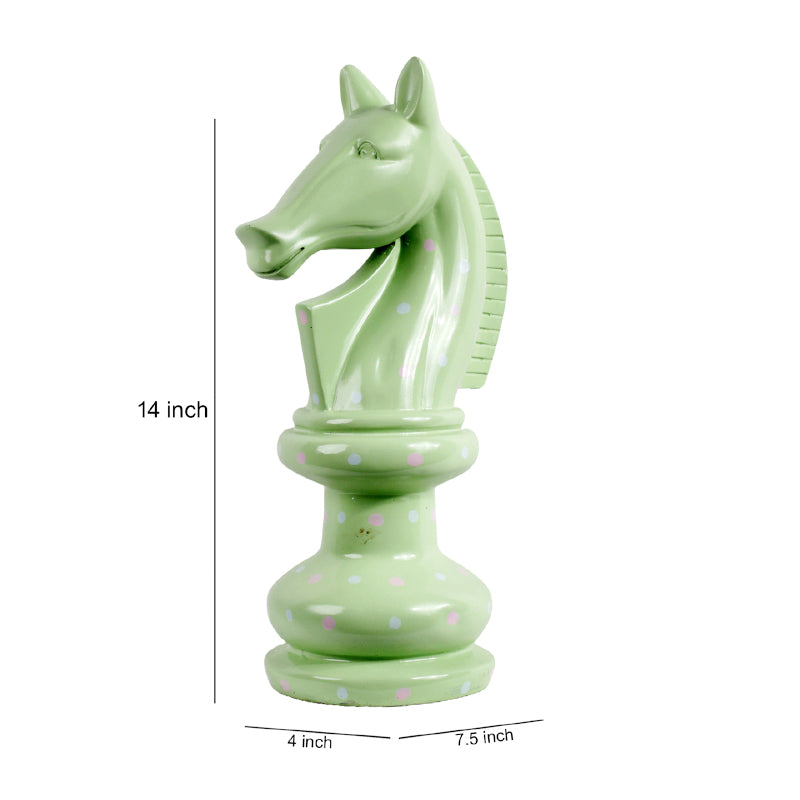 Buy Glad Gallop Showpiece - Green Showpieces from Vaaree