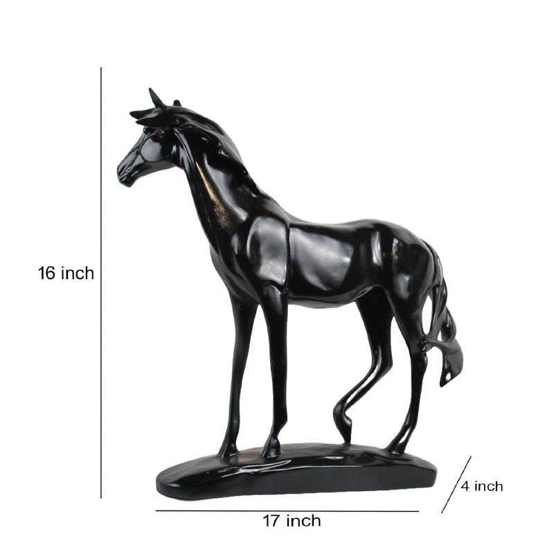 Buy Gallop Grace Showpiece - Black Showpieces from Vaaree