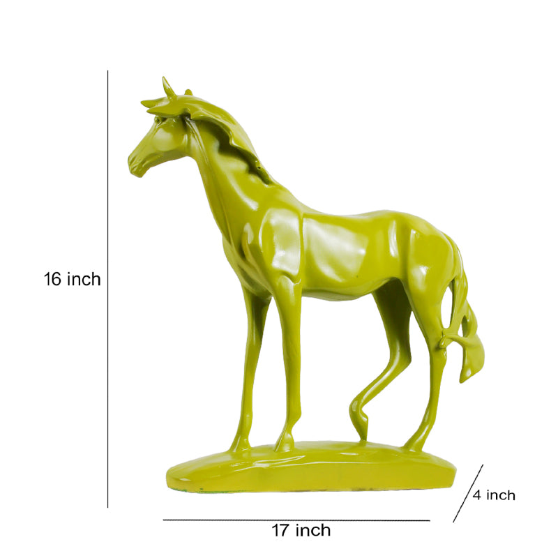 Buy Gallop Grace Showpiece - Green Showpieces from Vaaree