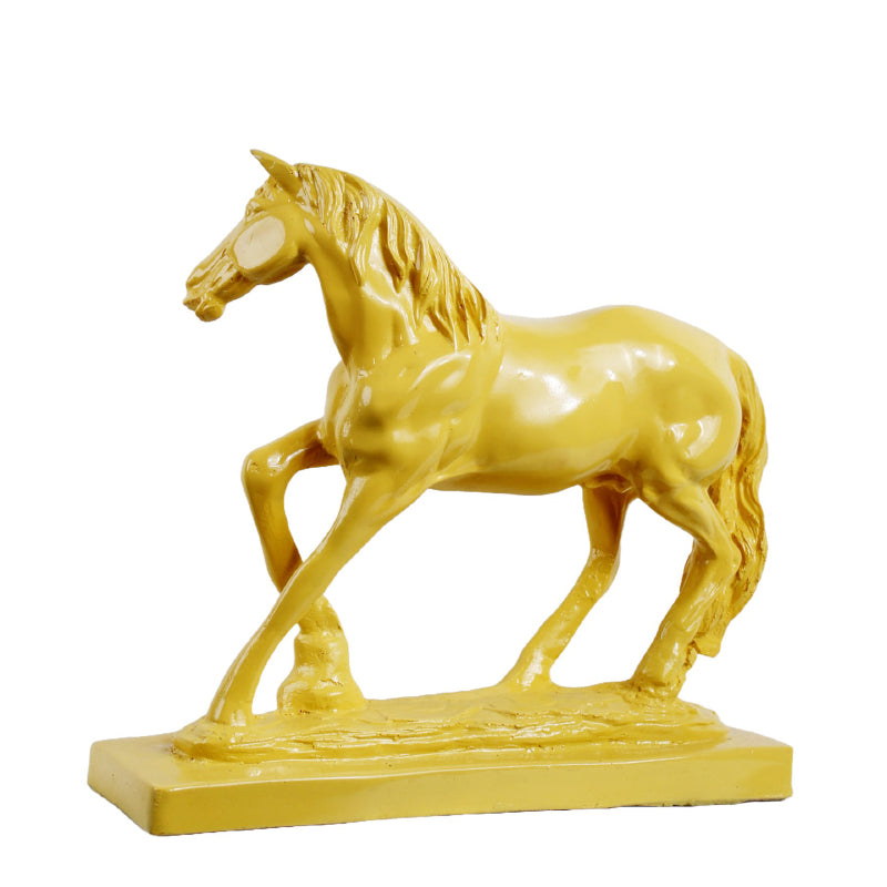 Buy Gallop Grace Showpiece - Yellow Showpieces from Vaaree