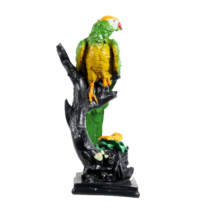 Showpieces - Pinto Parrot Showpiece - Green