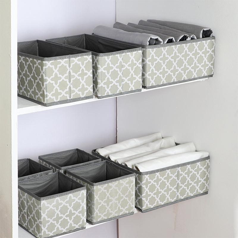 Buy Jane Storage Organizer - Set Of Eight Cloth Organizers from Vaaree