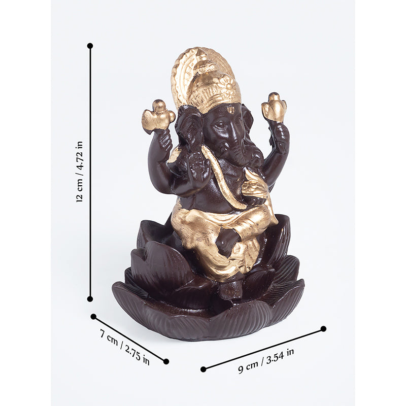 Buy Black Vakrthund Smoke Fountain Incense Holders from Vaaree