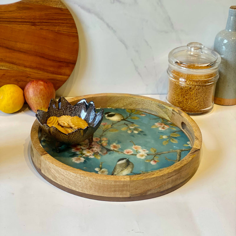 Serving Tray - Finch Flight Mangowood Tray