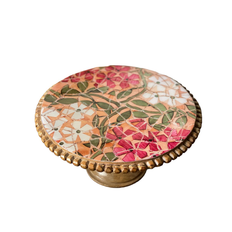 Buy Algona Garden Mangowood Cake Stand Cake Stand from Vaaree