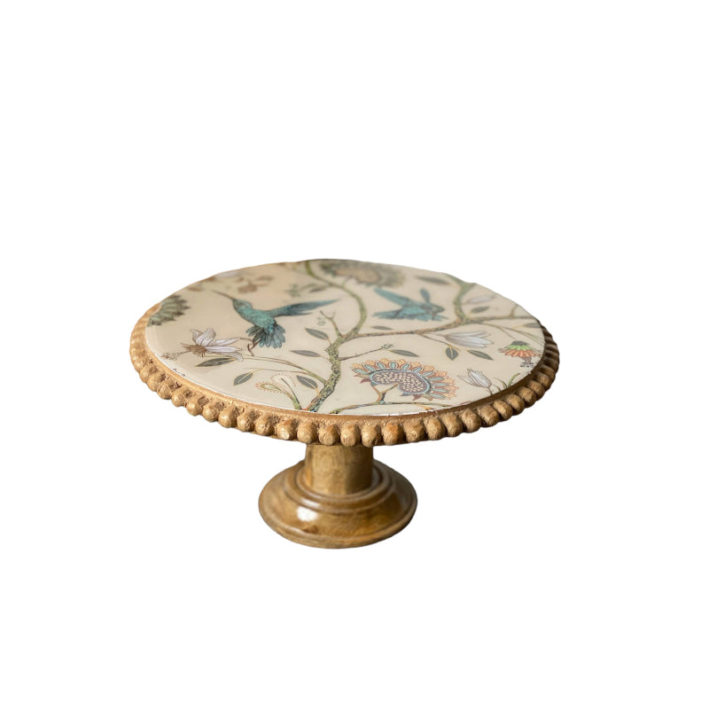 Cake Stand - Nector Garden Mangowood Cake Stand