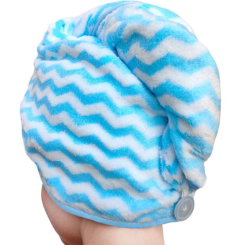 Buy Neriah High Absorbent Hair Towel - Blue Hair Wraps from Vaaree