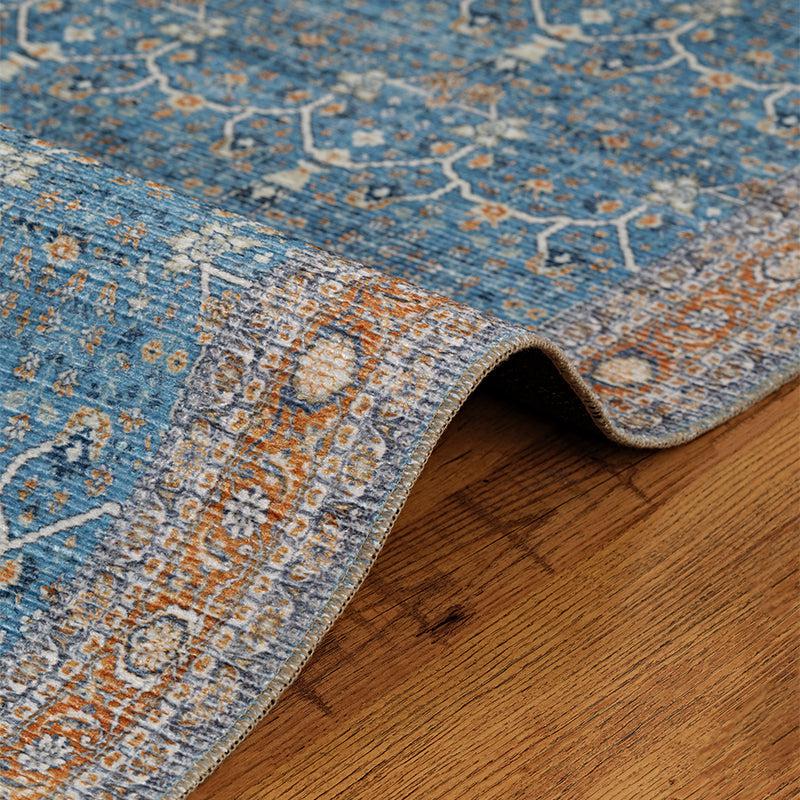 Buy Sadie Ethnic Carpet - Royal Blue Carpet from Vaaree