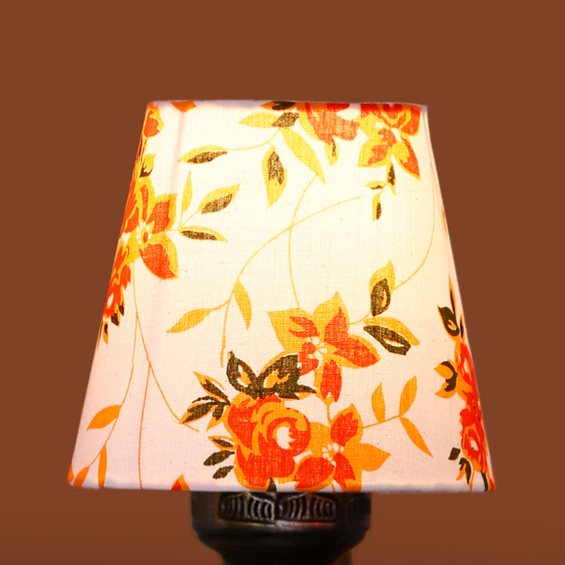 Wall Lamp - Magda Masique Ibis Flora Conical Wall Lamp - Yellow