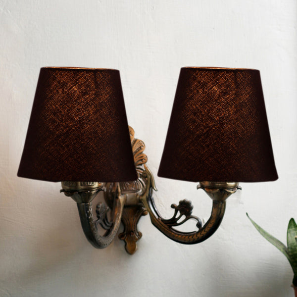 Wall Lamp - Vintage Conical Duo Wall Lamp - Black