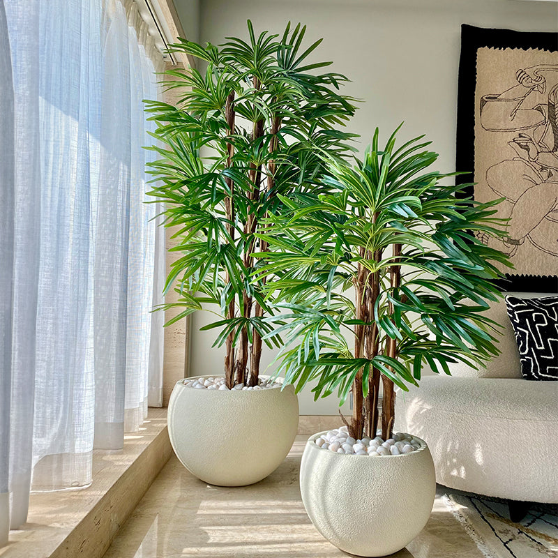 Artificial Plants - Faux Rhapis Palm Tree - 4 Feet