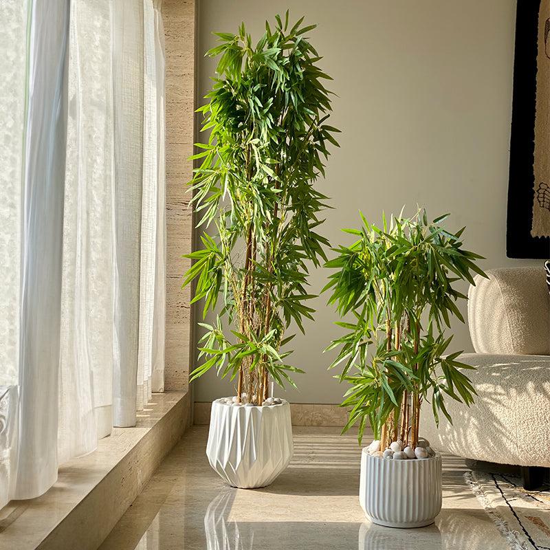 Buy Faux Drooping Bamboo Tree - 5 Feet Artificial Plants from Vaaree