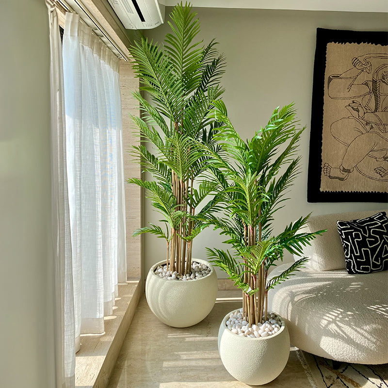 Artificial Plants - Faux Bamboo Palm - 7 Feet