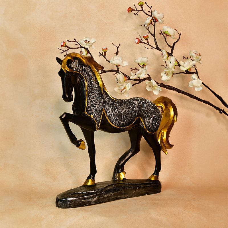 Buy Stallion Glimmer Showpiece Showpieces from Vaaree