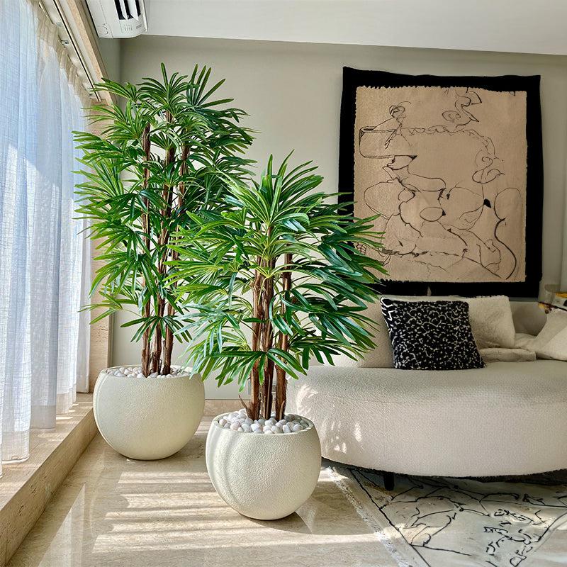 Buy Faux Rhapis Palm Tree - 6 Feet Artificial Plants from Vaaree