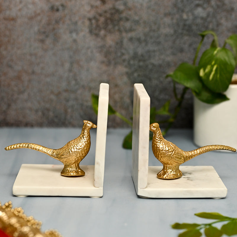 Book End - Heva Marble Bird Bookend