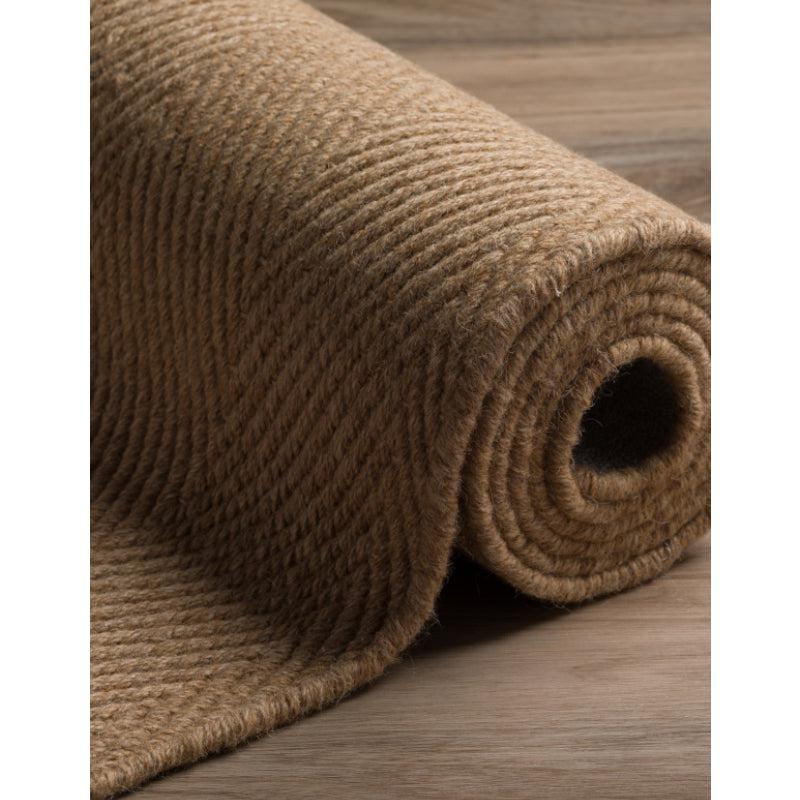 Buy Handloom Haven Rug - Beige Rugs from Vaaree