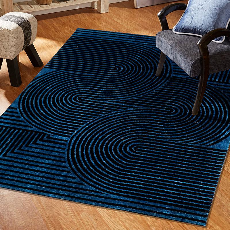 Rugs - Icaria Anti Skid Rug - Navy Blue