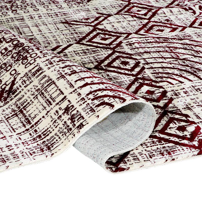 Buy Lexo Anti Skid Rug - Maroon Rugs from Vaaree