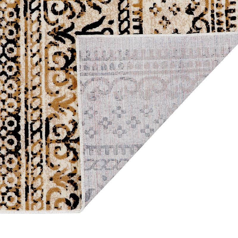 Buy Driva Ethnic Runner Rug - Beige & Blue Runner Rug from Vaaree