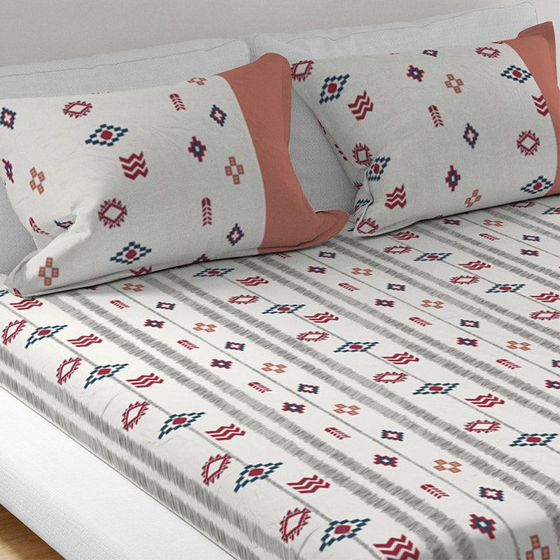 Buy Bliss Percale Nesa Bedsheet Bedsheets from Vaaree