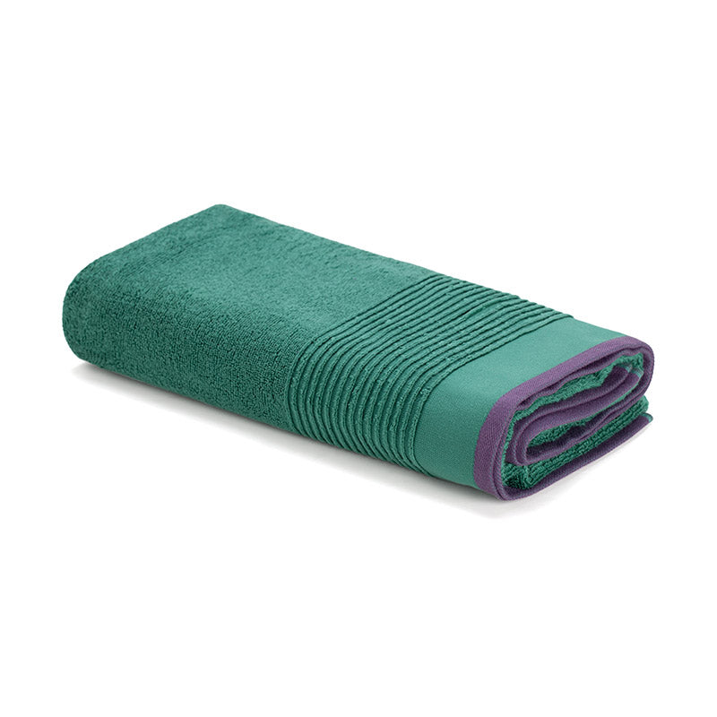 Buy Ruffle Terry Cotton Bath Towel - Green Bath Towels from Vaaree