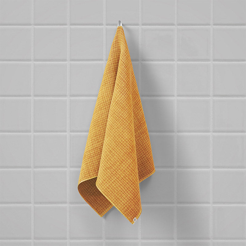 Buy Madras Terry Cotton Bath Towel - Yellow Bath Towels from Vaaree