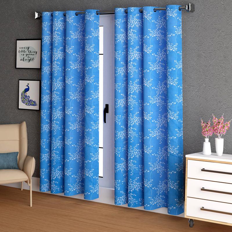 Buy Loma Floral Semi Sheer Curtain Curtains from Vaaree