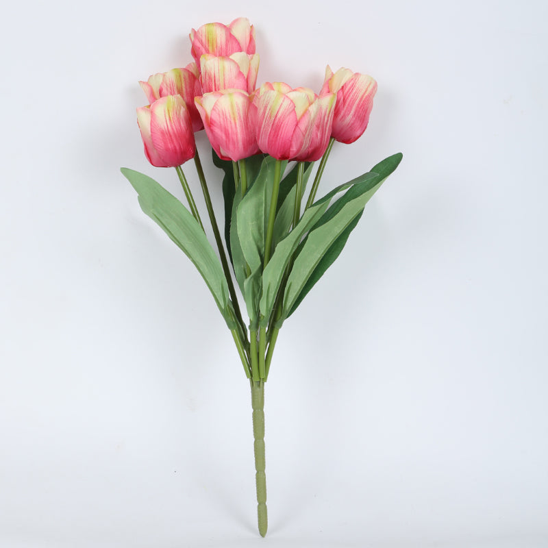 Buy Faux Wild Tulip Bunch (Light Pink) - Set Of Three Artificial Flowers from Vaaree