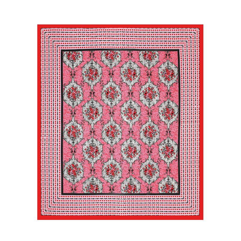 Buy Nima Ethnic Bedsheet - Pink Bedsheets from Vaaree