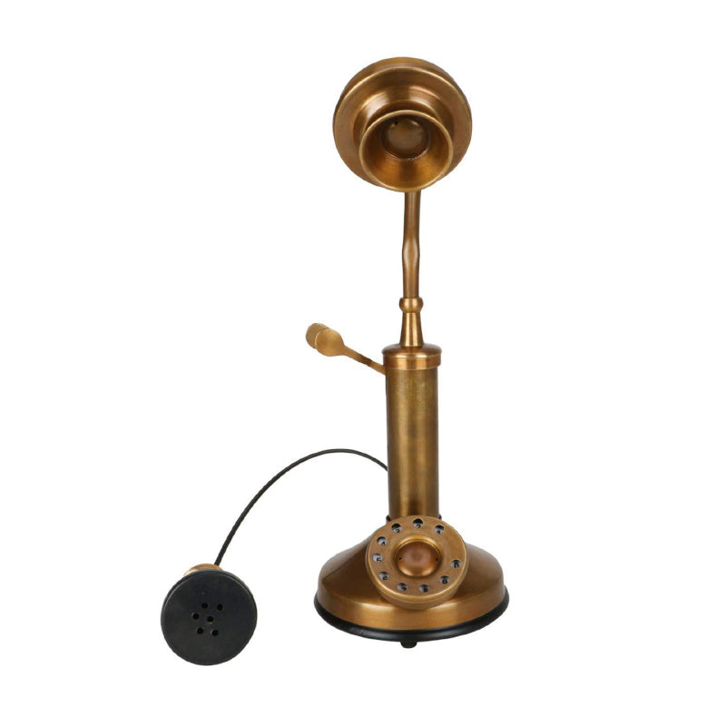 Buy Roma Antique Telephone Showpiece - Gold Showpieces from Vaaree