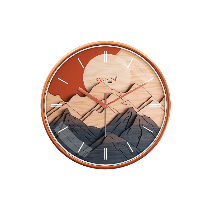 Wall Clock - Mountain Shine Wall Clock