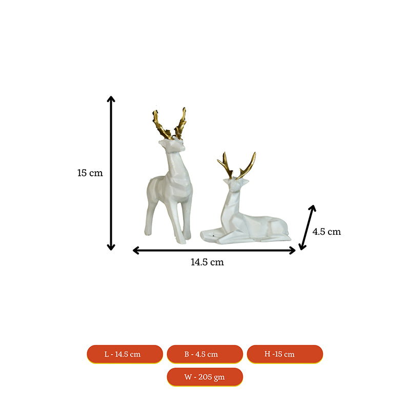 Buy Serene Stag Bond Showpiece Showpieces from Vaaree