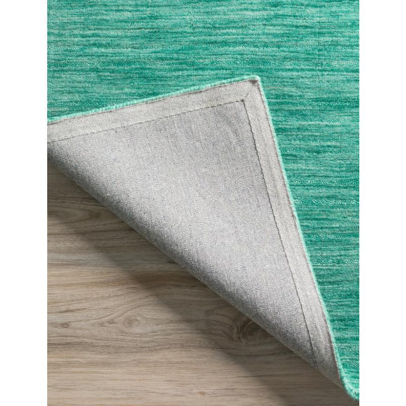 Buy Aylin Hand Woven Rug - Cobalt Green Rugs from Vaaree