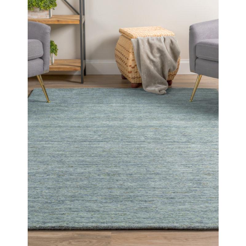 Buy Leyla Hand Woven Rug - Teal Rugs from Vaaree