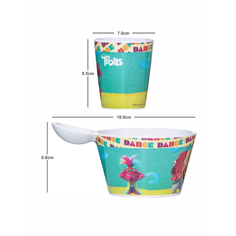 Buy Whimsy Yum Kids Dining Set - Two Piece Set Kids Dinner Set from Vaaree