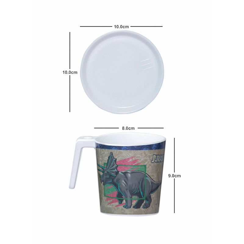 Buy Jurrasic Wonder Kids Mug With Coasters (320 ML) - Set Of Four Mug & Tea Cup from Vaaree