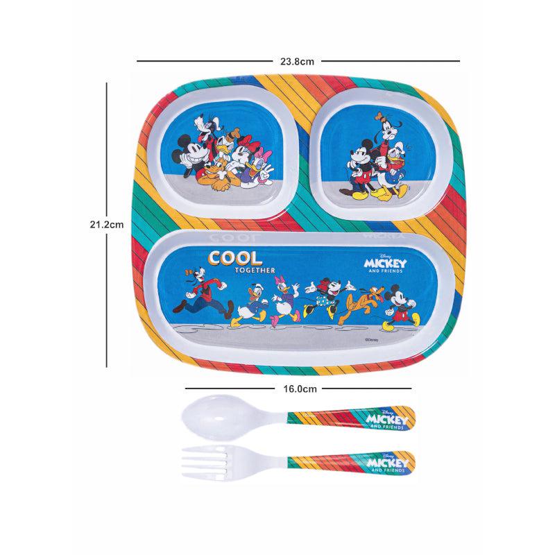 Buy Cool Mickey Kids Dining Set - Five Piece Set Kids Dinner Set from Vaaree