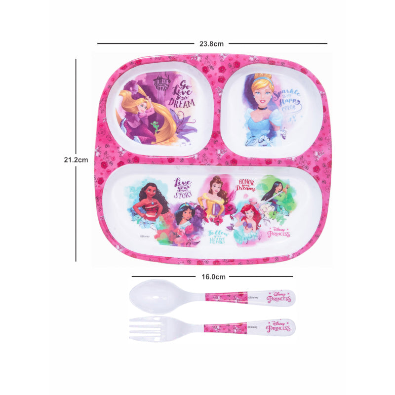 Buy Disney Beauty Kids Dining Set - Five Piece Set Kids Dinner Set from Vaaree