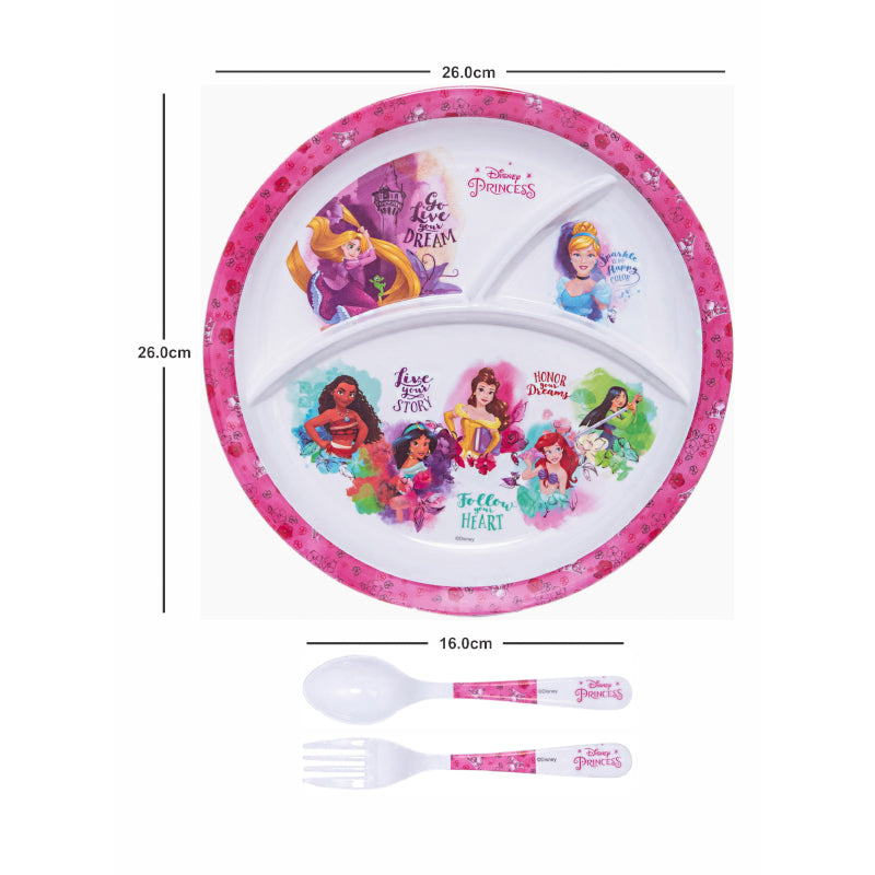 Buy Princess Whimsy Kids Dining Set - Five Piece Set Kids Dinner Set from Vaaree