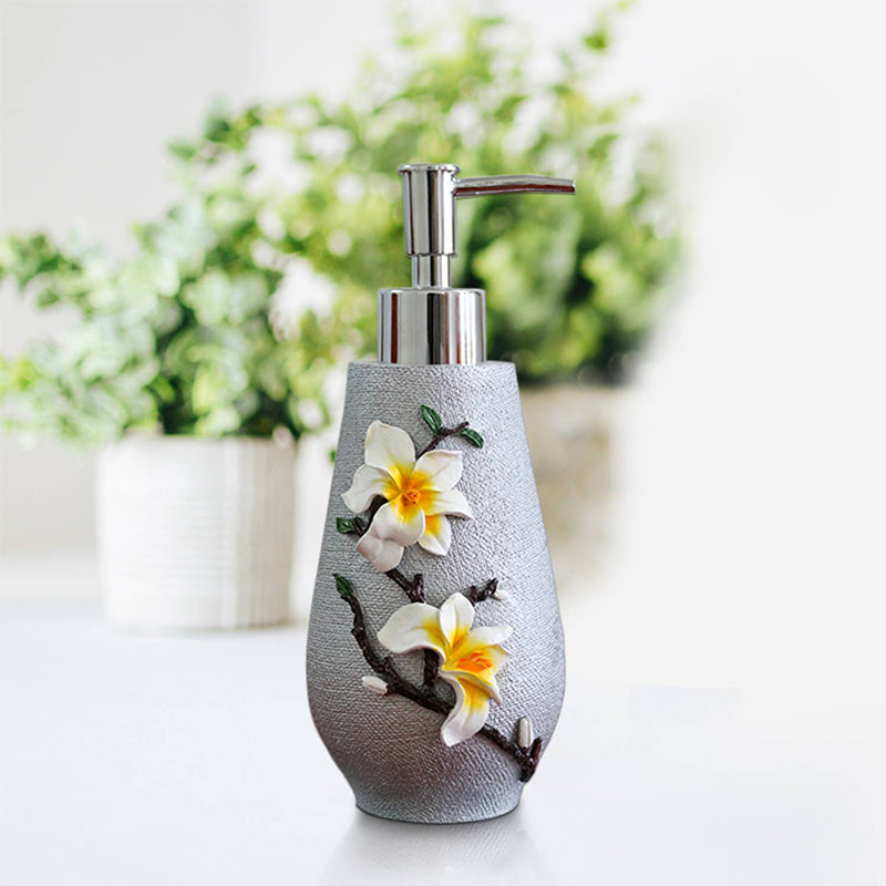 Buy Daisy Florae Soap Dispenser - Silver Accessories & Sets from Vaaree