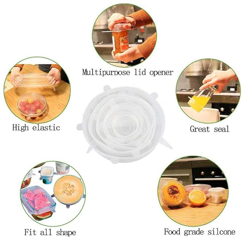 Buy Easy Cover Stretchable Lid - Set Of Six Kitchen Tools & Gadgets from Vaaree