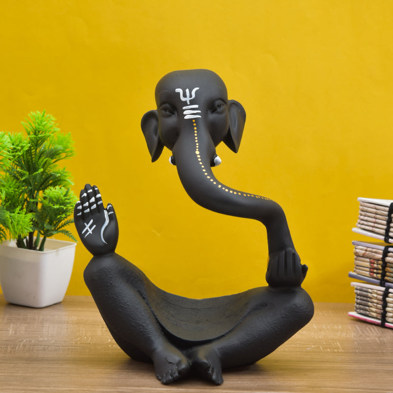 Buy Ganapati Resin Idol - Black Idols & Sets from Vaaree