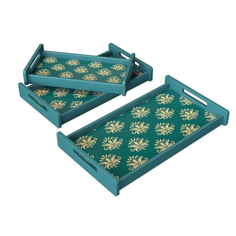 Buy The Flavor Flare Tray - Set Of Three Serving Tray from Vaaree