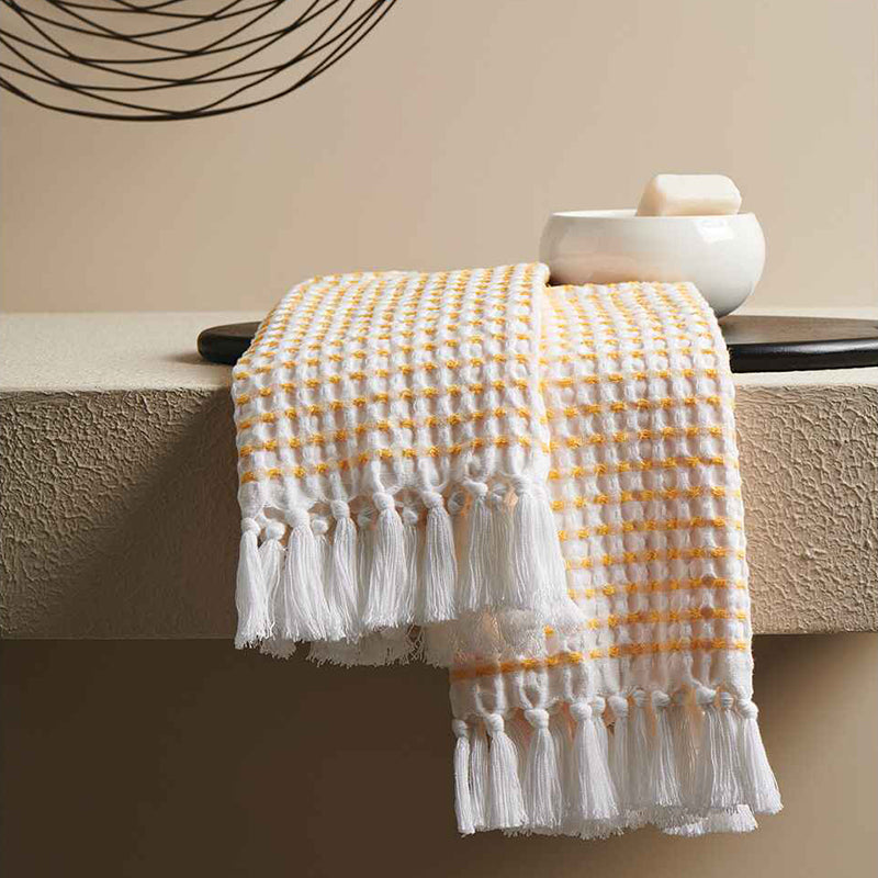 Buy Resho Waffle Towel Combo (Melon) - Four Piece Set Towel Sets from Vaaree