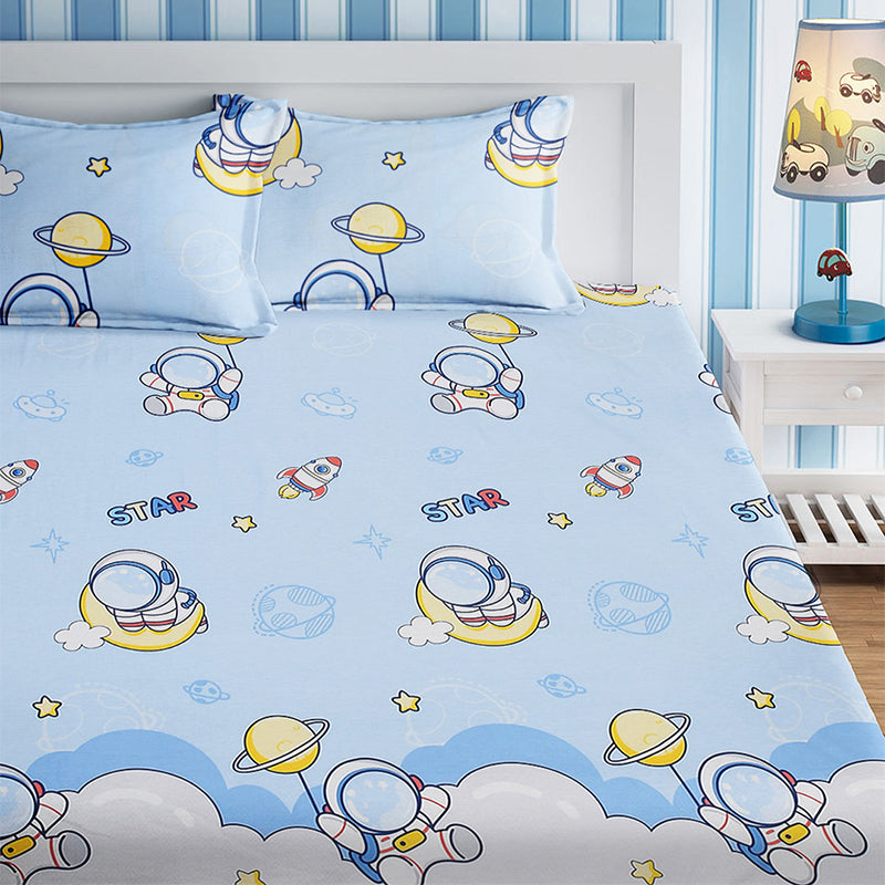 Buy Space Astronuts Kids Bedsheet Bedsheets from Vaaree