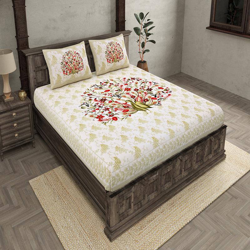 Buy Navil Ethnic Bedsheet - Multicolor Bedsheets from Vaaree