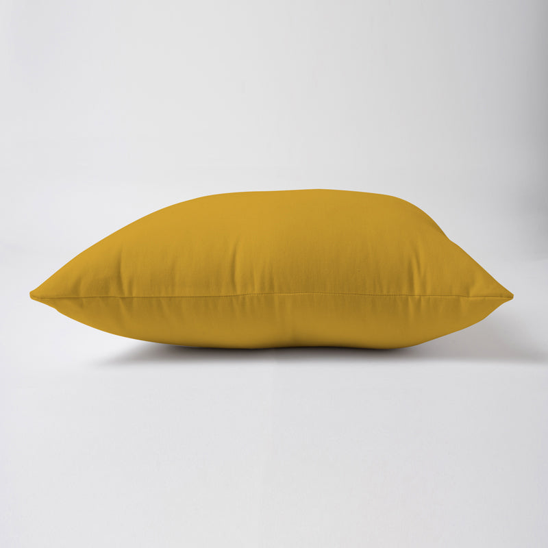 Buy Brady Square Sofa Cushion (Mustard Yellow) - Set Of Two Cushions from Vaaree