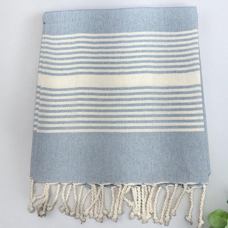 Buy Darsha Bath Towel - Blue Bath Towels from Vaaree